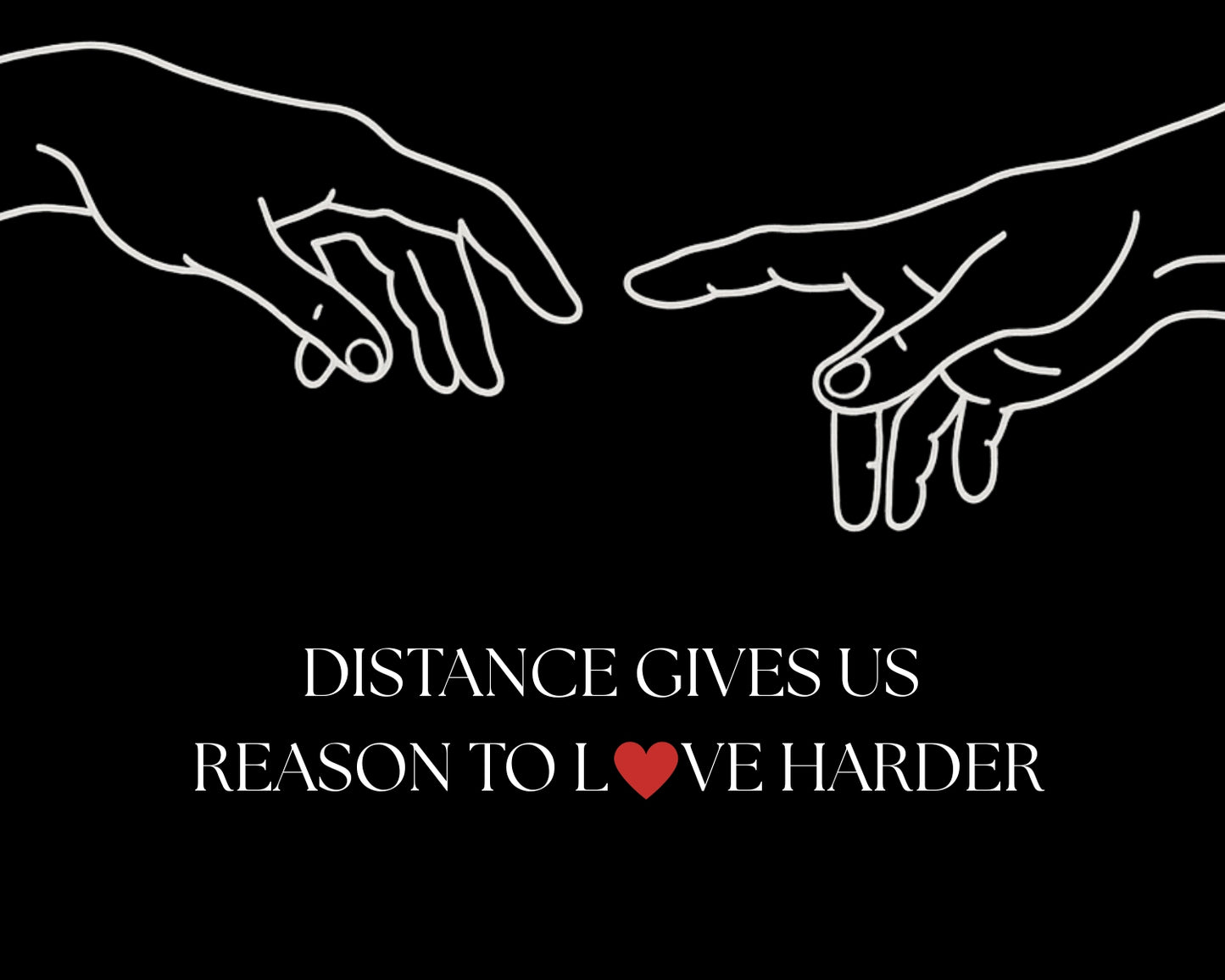 Distance Makes You Love More (Off-white)