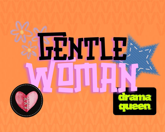 Gentle Woman: Printed (black)