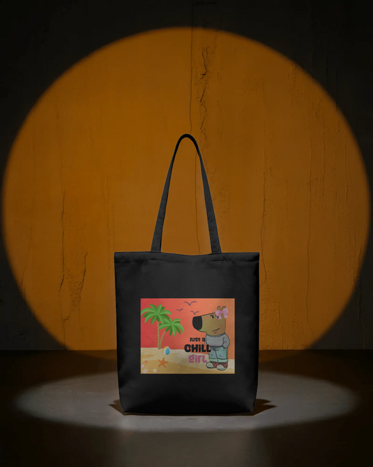Just a Chill Girl: Printed (black)