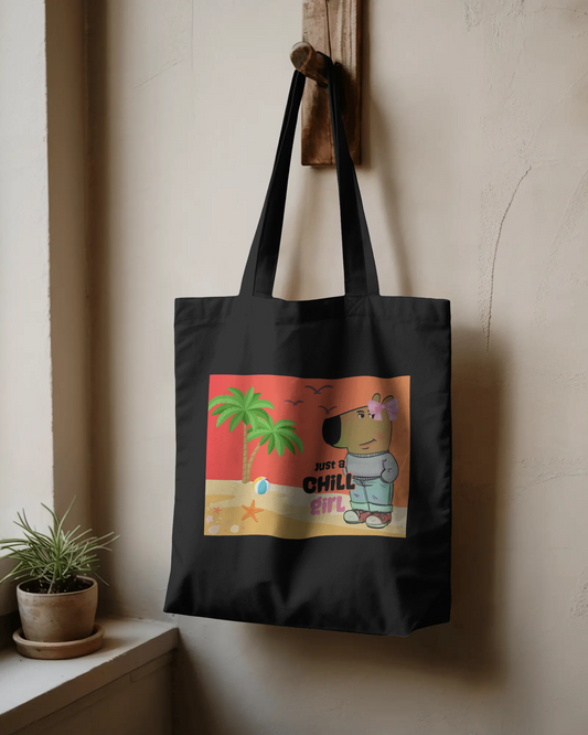 Just a Chill Girl: Printed (black)